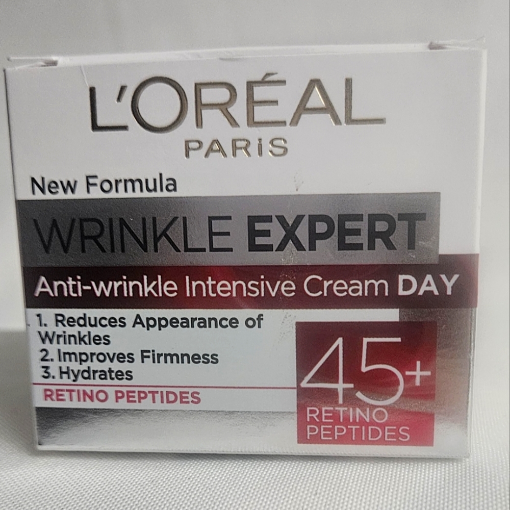 L'Oréal Paris Wrinkle Expert Anti-Wrinkle Intensive Cream Day for ages 45+ - NEW